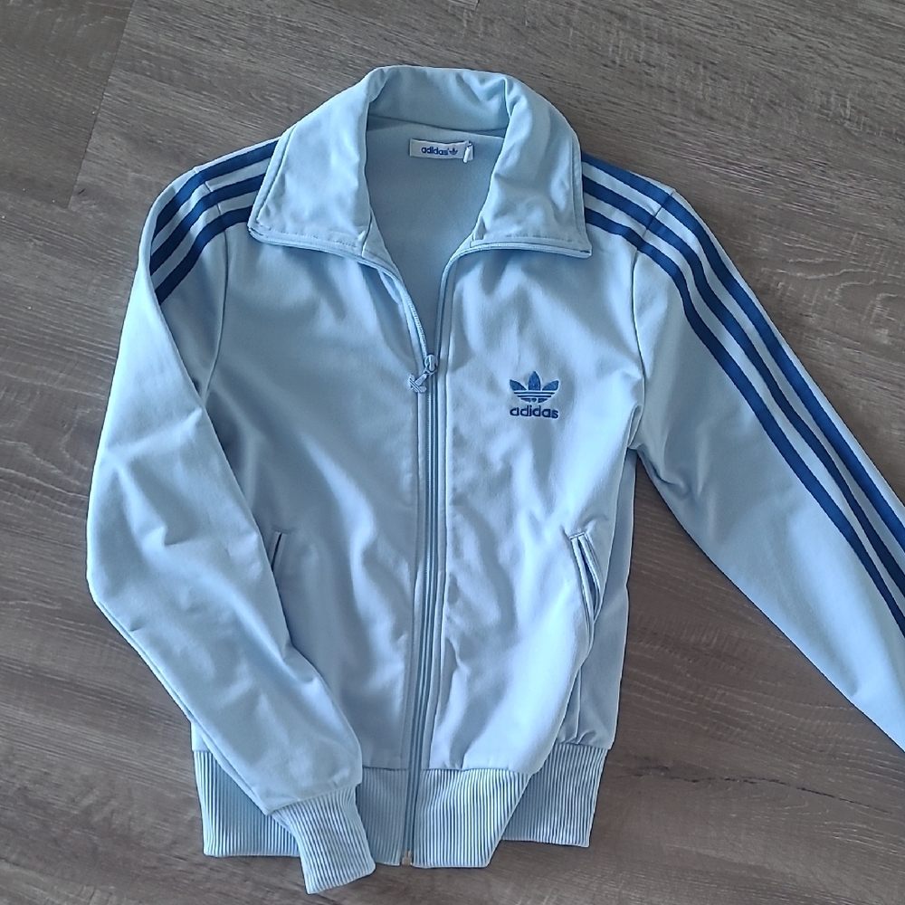 Adidas Light Blue Track Jacket